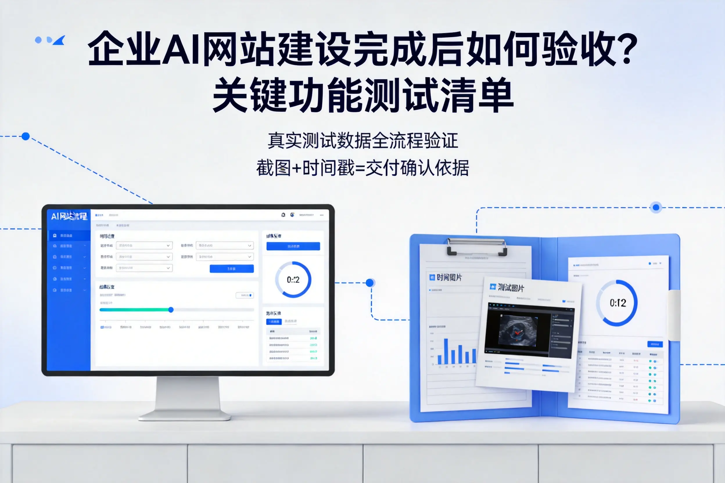 乐东企业AI网站建设完成后如何验收？关键功能测试清单