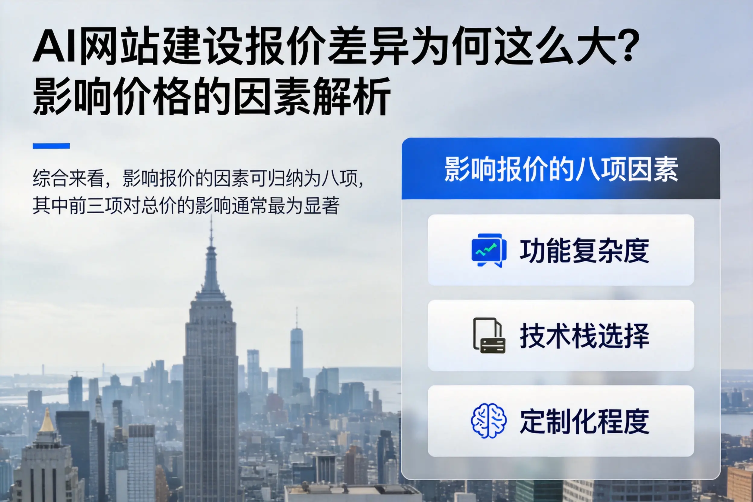 乐东AI网站建设报价差异为何这么大?影响价格的因素解析