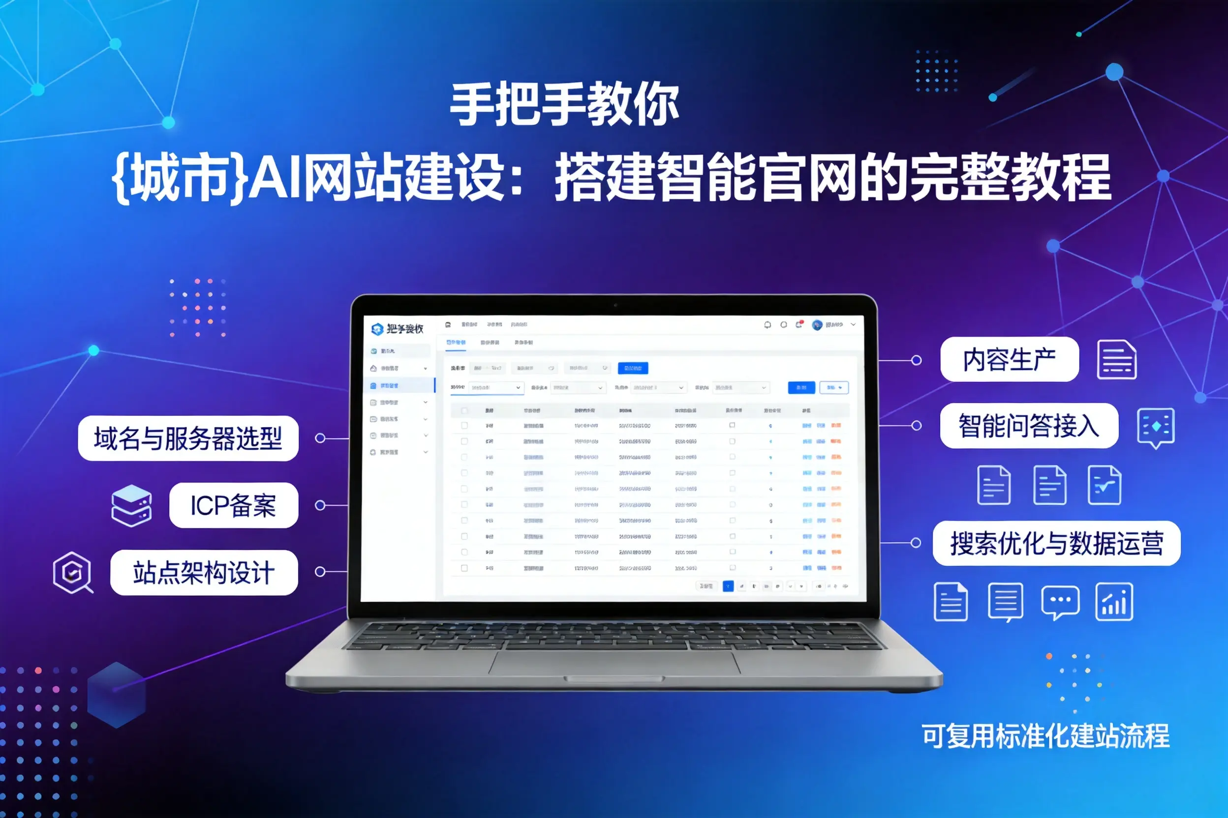手把手教你乐东AI网站建设:搭建智能官网的完整教程