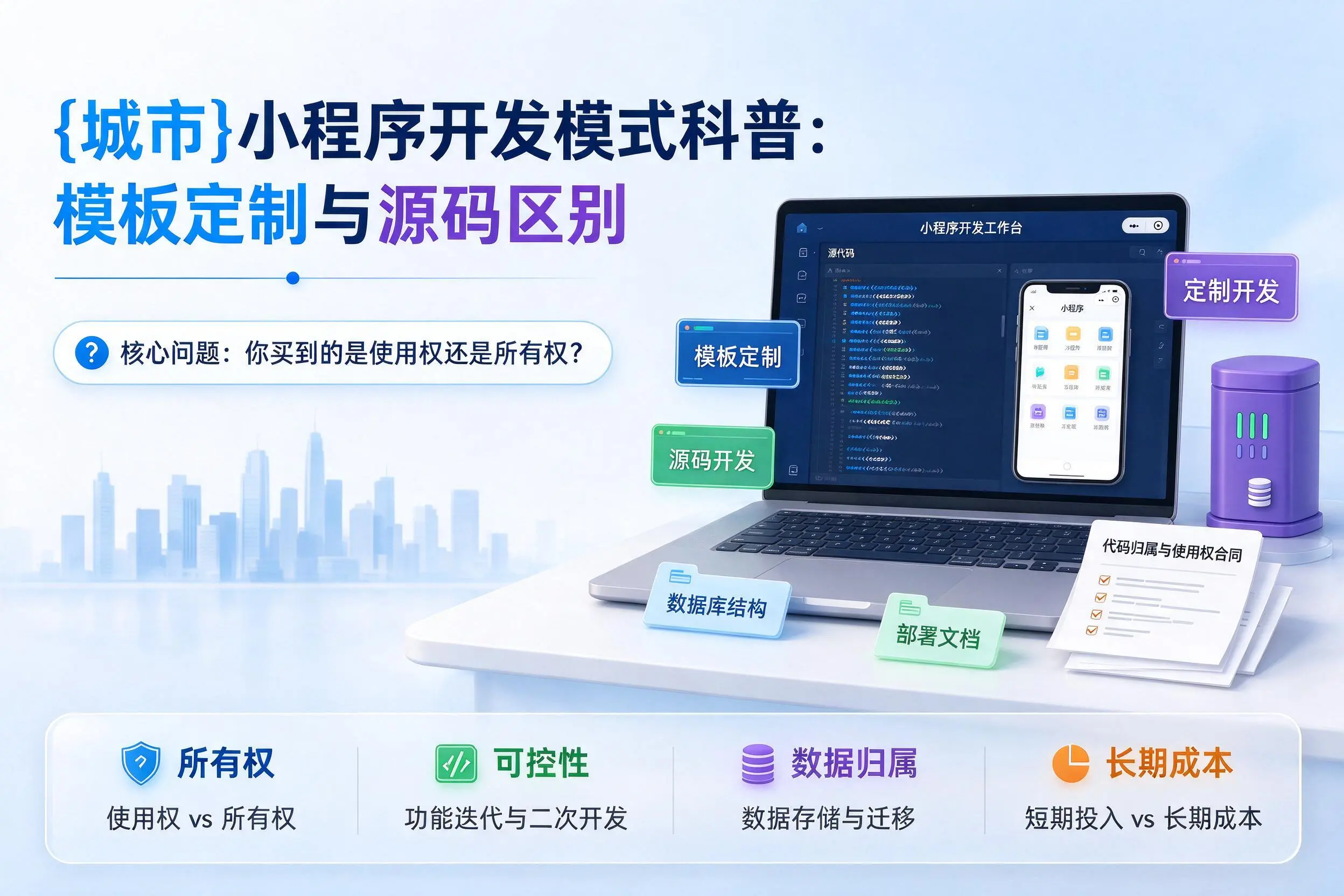 乐东小程序开发模式科普：模板定制与源码区别