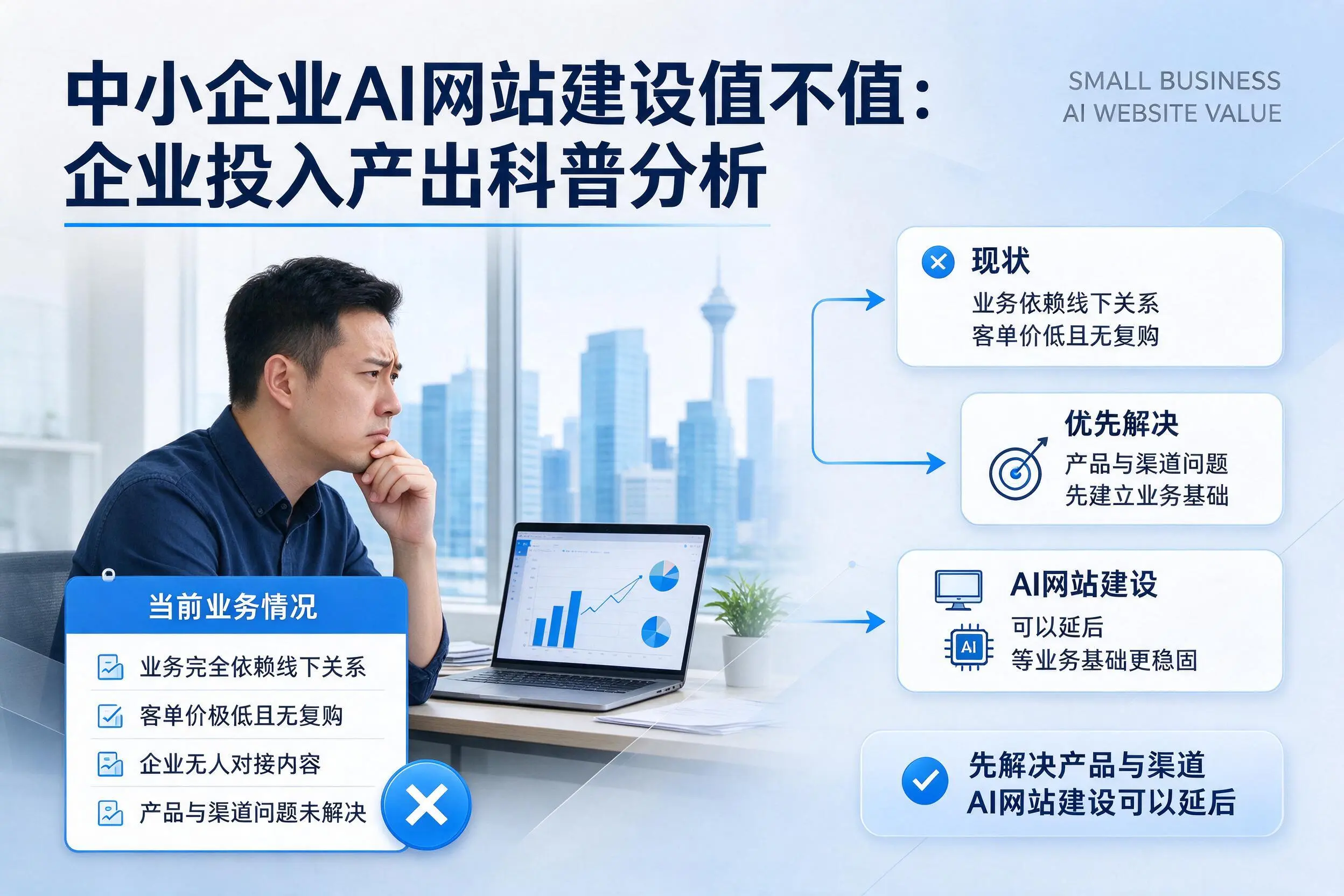 中小企业AI网站建设值不值:乐东企业投入产出科普分析