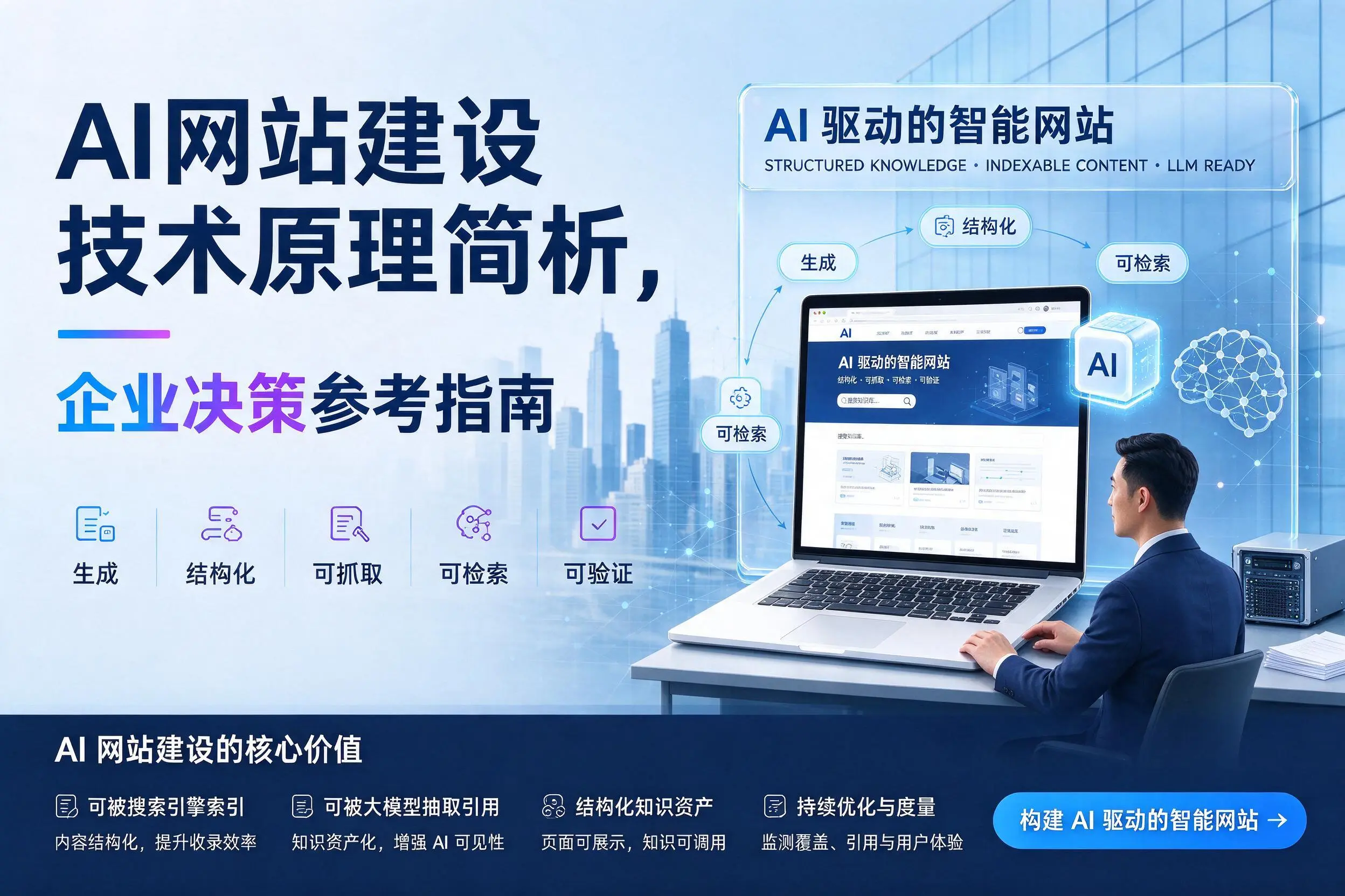 AI网站建设技术原理简析,乐东企业决策参考指南