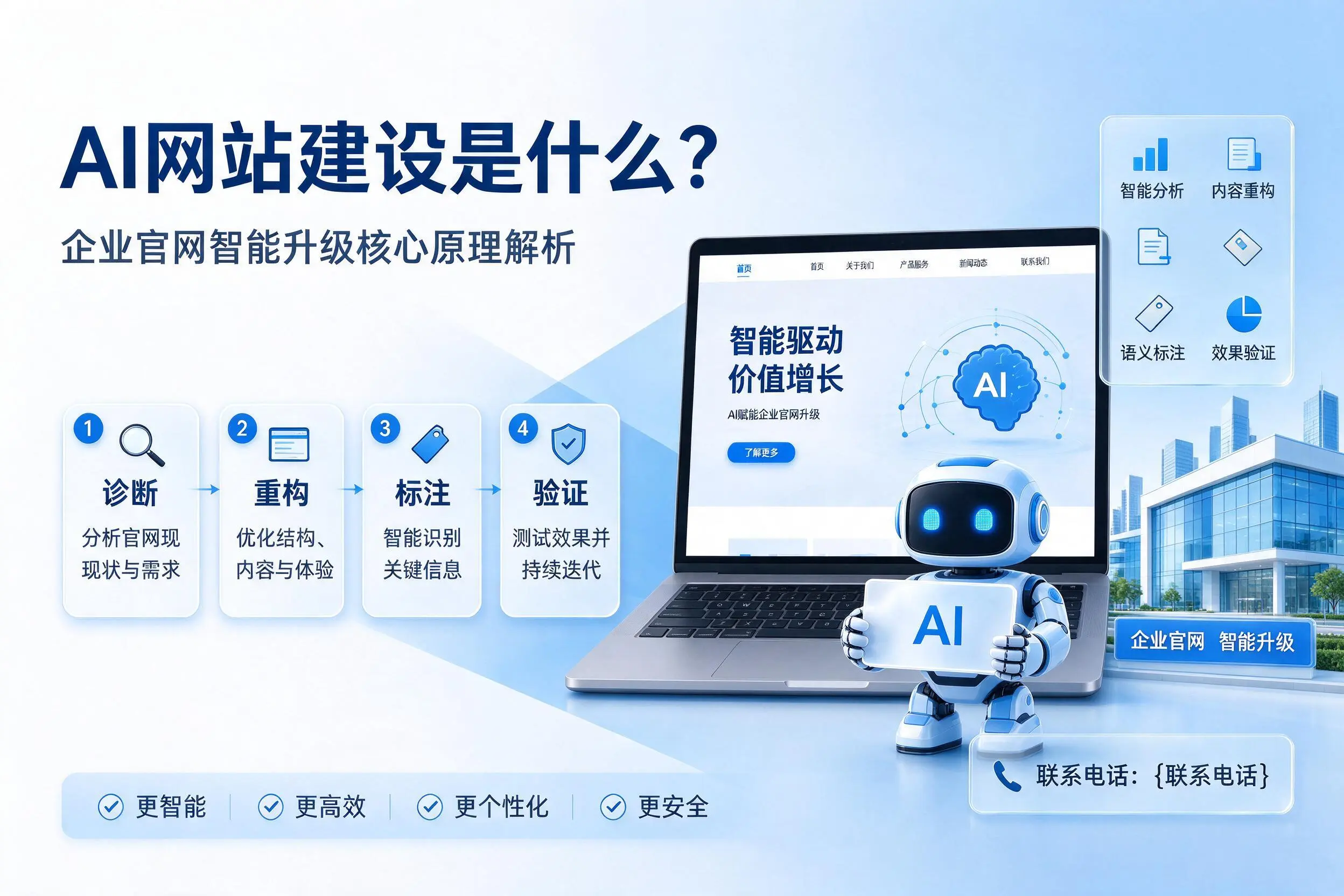 AI网站建设是什么?乐东企业官网智能升级核心原理解析