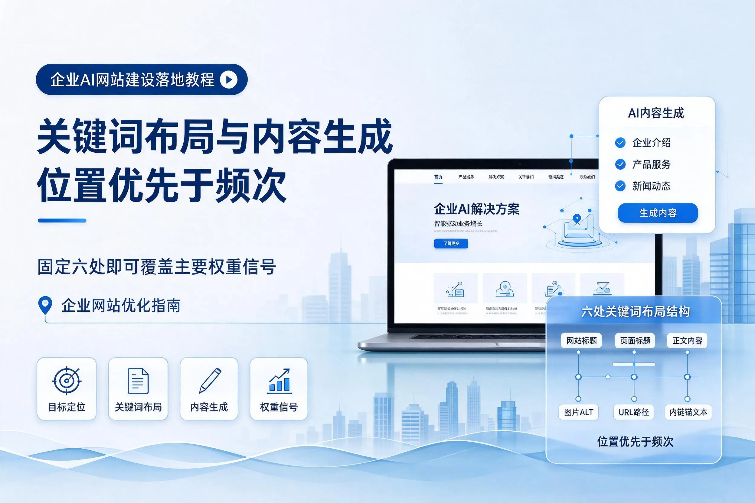 乐东企业AI网站建设落地教程：关键词布局与内容生成